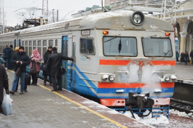 В умовах негоди на Одещині пасажиропотік в електропоїздах збільшився на третину