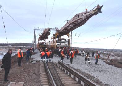 За 2018 рік одеські залізничники оздоровили різними видами ремонту майже 400 км колії