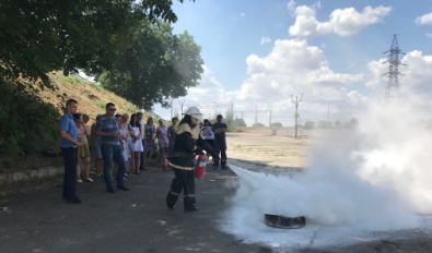 Неподалік станції Одеса-Товарна відбулися пожежні навчання