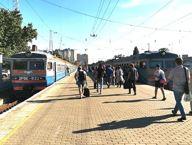 Влітку Одеська залізниця перевезла майже півтора мільйона пасажирів