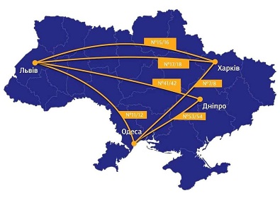 Укрзалізниця перевезла майже 600 автівок. Додався вагон у складі "Дніпро — Одеса"